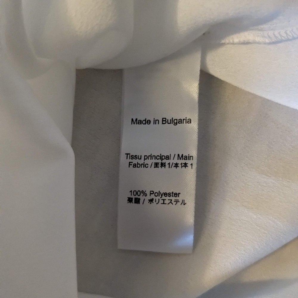 Louis Vuitton Uniforms Button Up Shirt White Women's Size 42 Made in Bulgaria - Picture 4 of 8